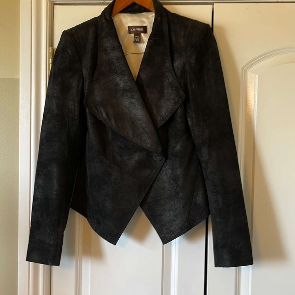 Daniel black brushed suede like new!   Size XS